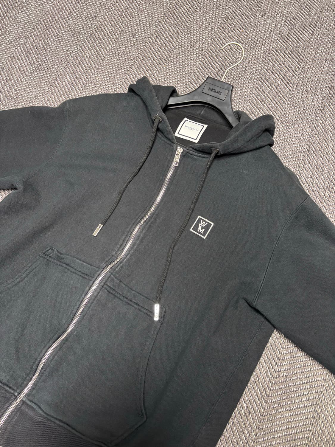 [당일배송] 우영미 후드집업 블랙 48 상품이미지1