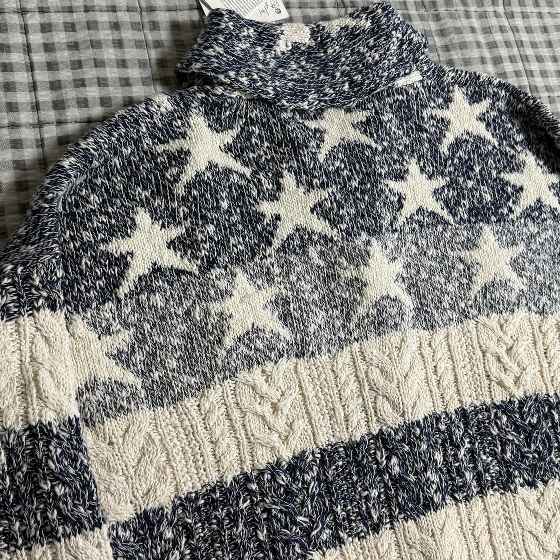 (M) GUESS USA 게스 아메리칸 케이블 니트 가디건 상품이미지5