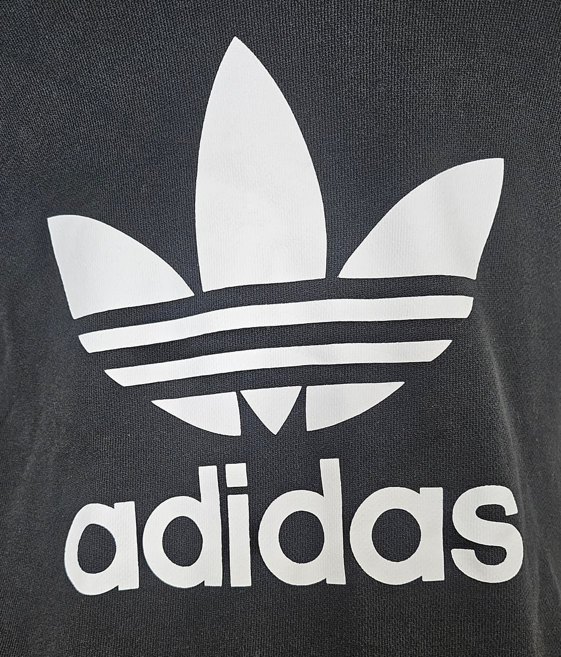 (110)2XL 아디다스 파이어버드 빅로고 트레포일 [블랙] 후드티 상품이미지4