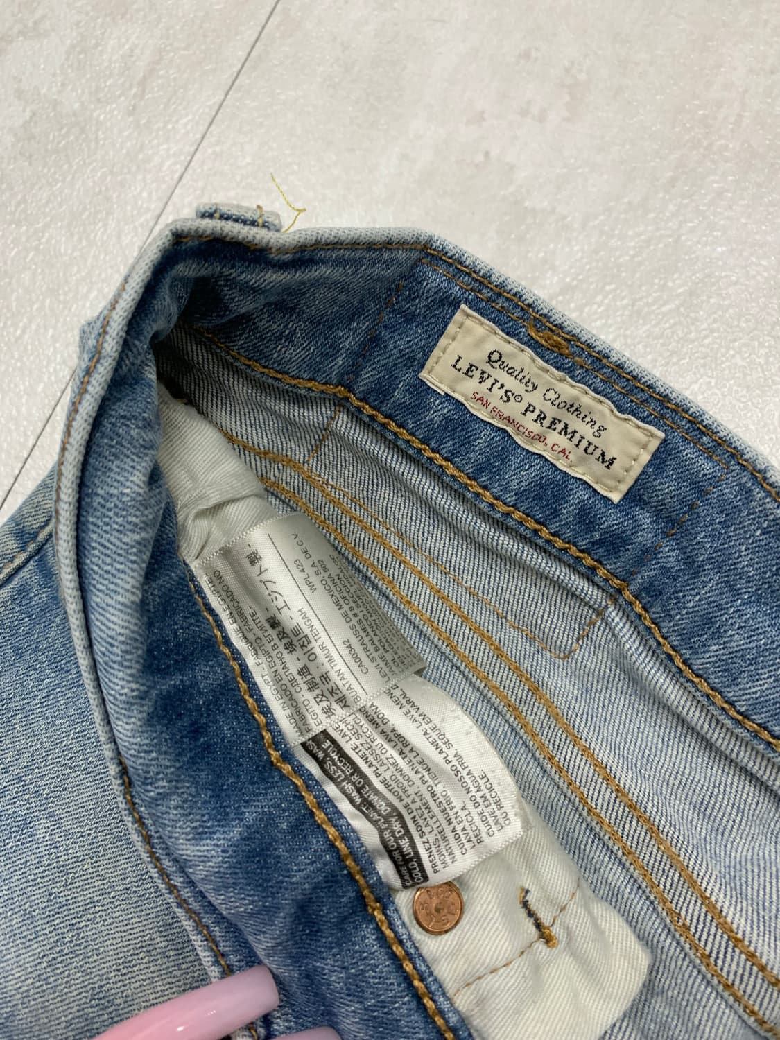 리바이스 512 데님 팬츠 #495 상품이미지4