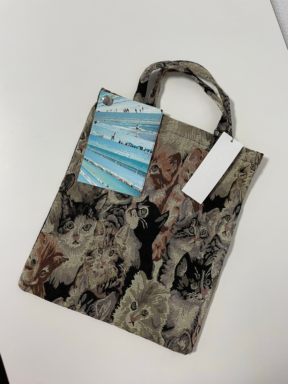 블레스 고양이 토트백(정품) 상품이미지5