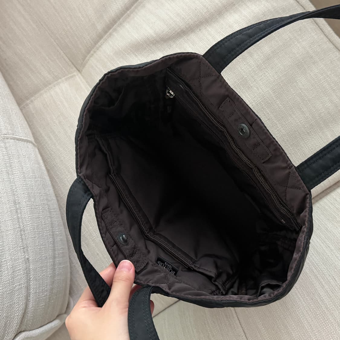 요시다포터 크림 토트백 (549-06547) 상품이미지5