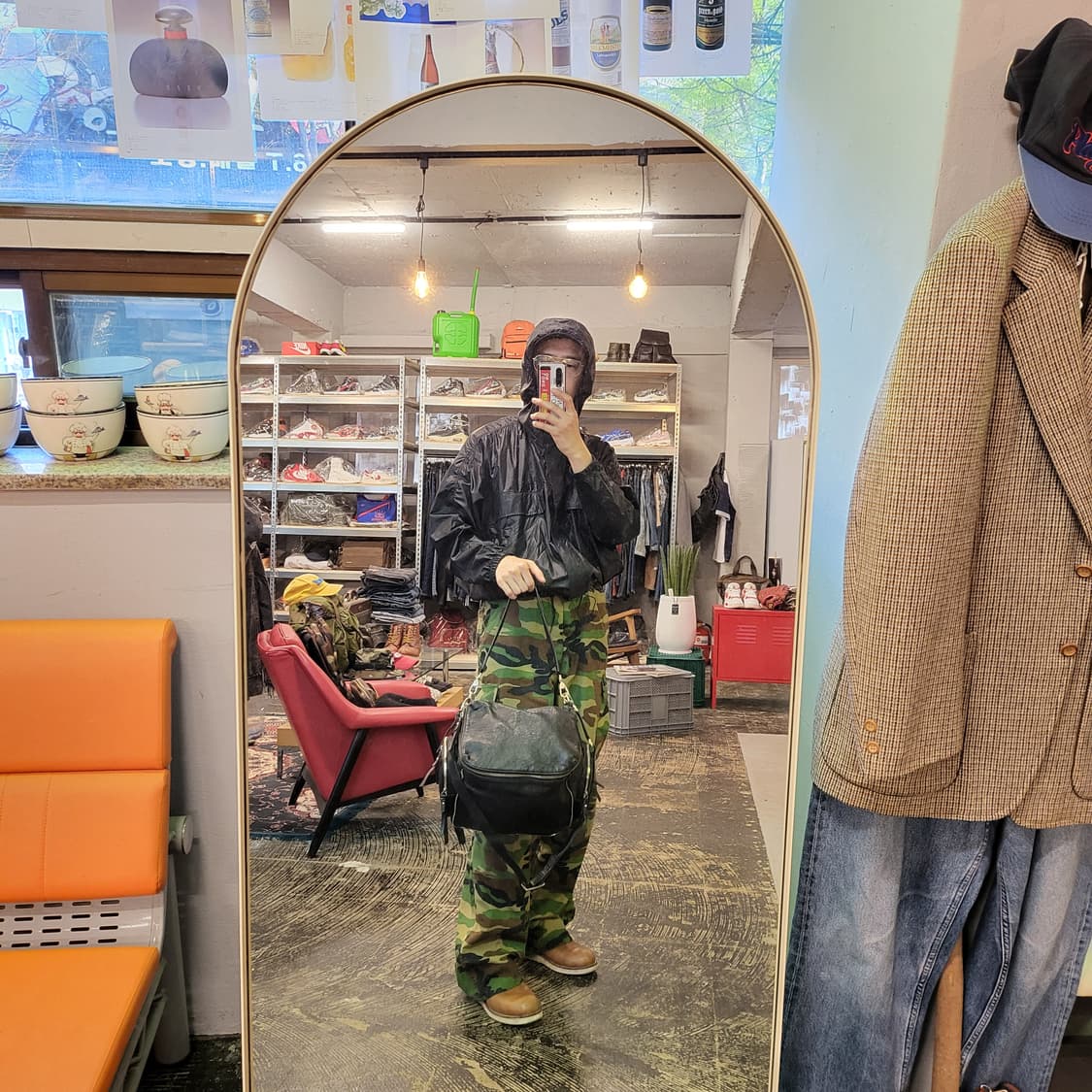 핀 에스코 올 레더 숄더&크로스백 상품이미지2