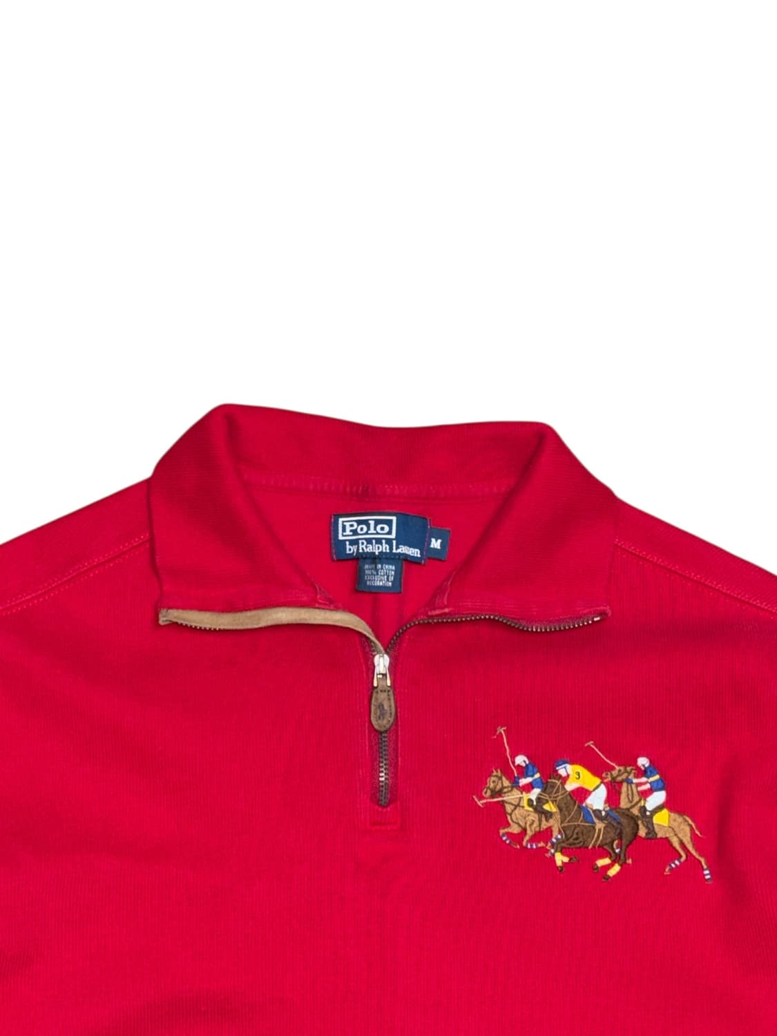 폴로 랄프로렌 멀티포니 자수로고 반집업 니트 상품이미지4