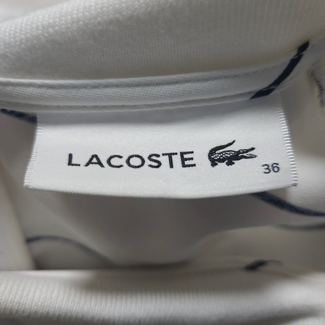 95 ) 라코스테 여성 스트라이프 반팔 원피스 상품이미지5