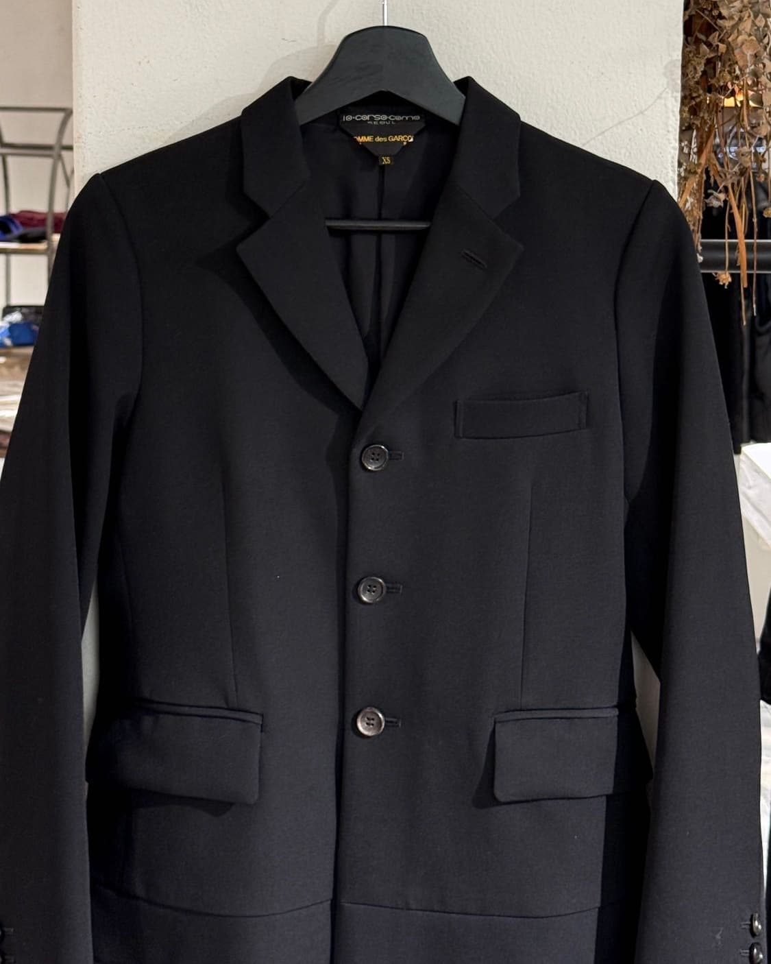 꼼데가르송 2015fw 블랙 컷아웃 자켓 상품이미지4