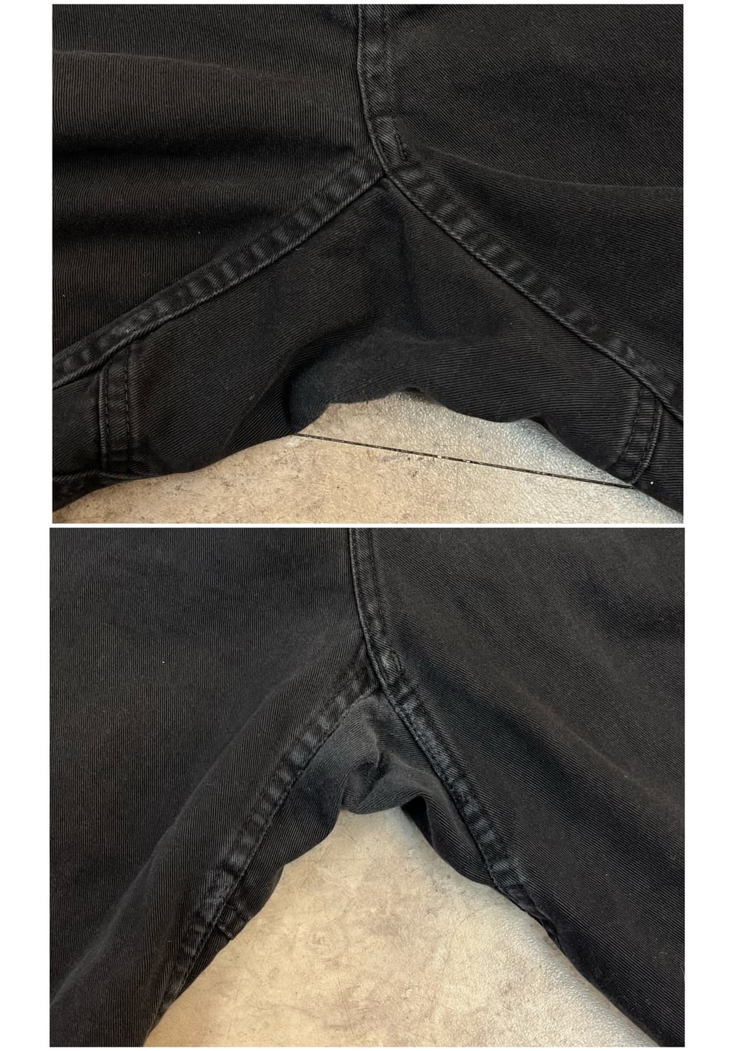 그라미치 코튼 팬츠 블랙 L #csz3750 상품이미지10