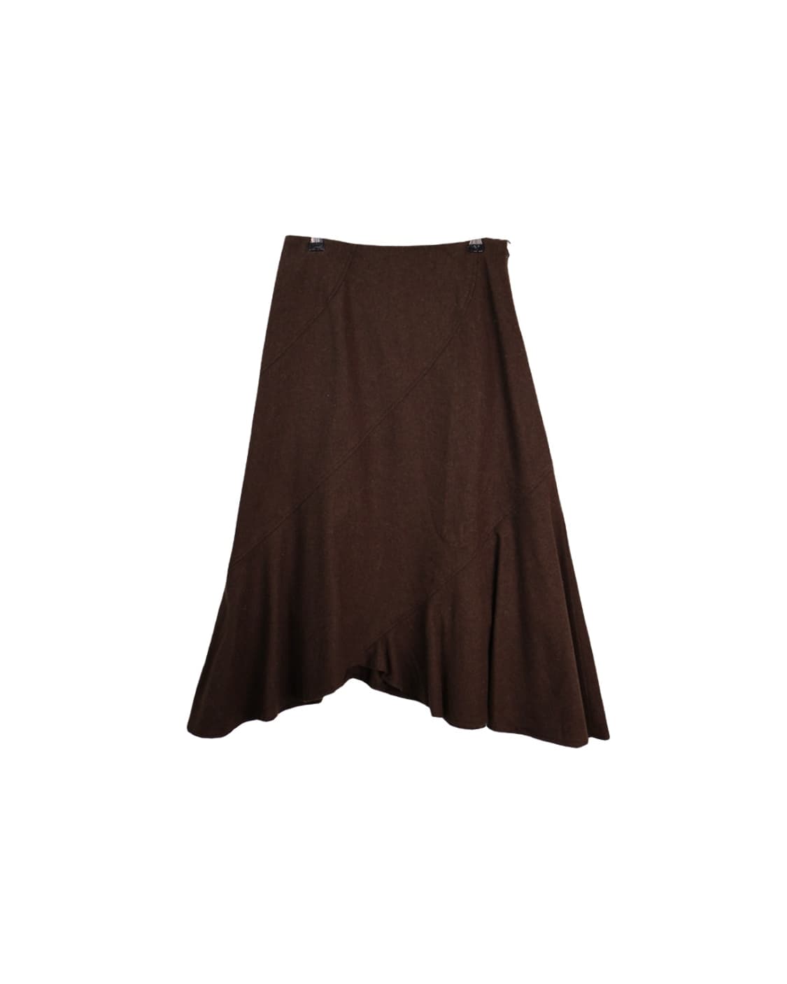 Amifur Brown Wool Midi Skirts 상품이미지5