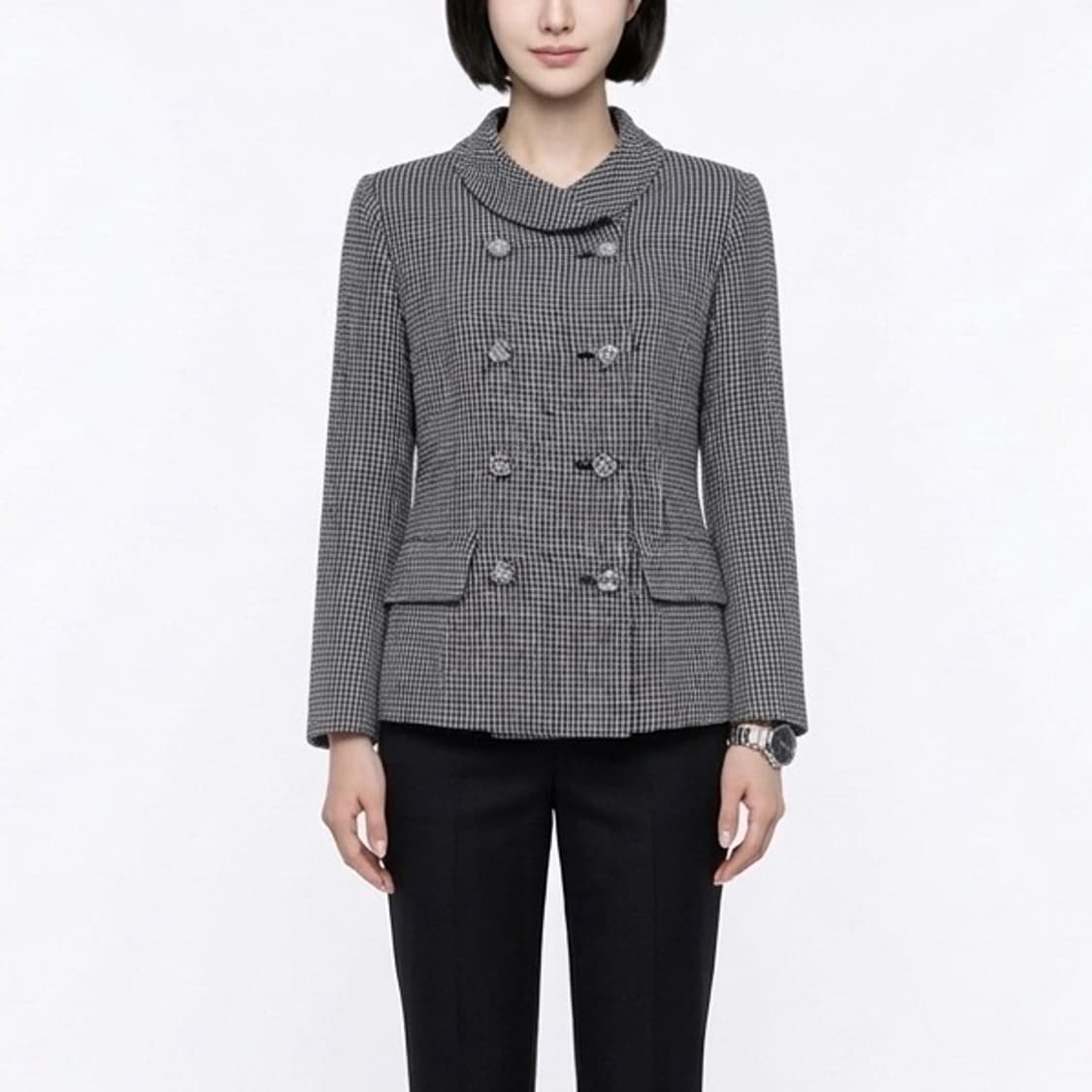 단아한 체크자켓 🇯🇵 상품이미지1