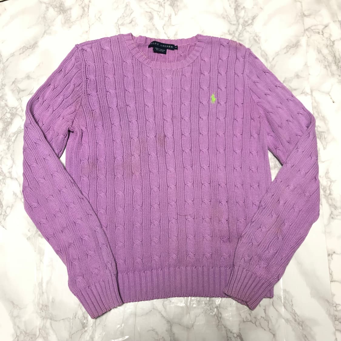 폴로 랄프로렌 니트 여성용 꽈배기 상품이미지1