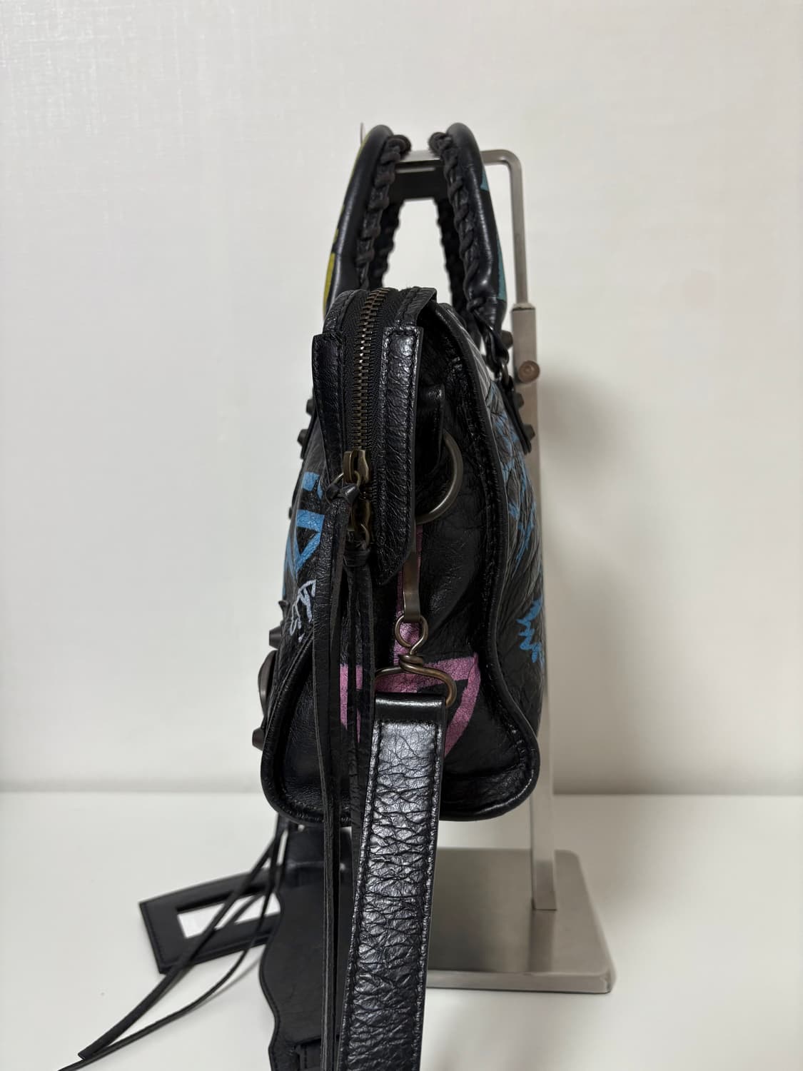 발렌시아가 그래피티 모터백 스몰 상품이미지5