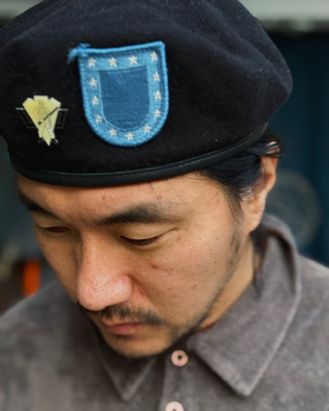 미 육군 울 베레모 7 1/4 상품이미지7