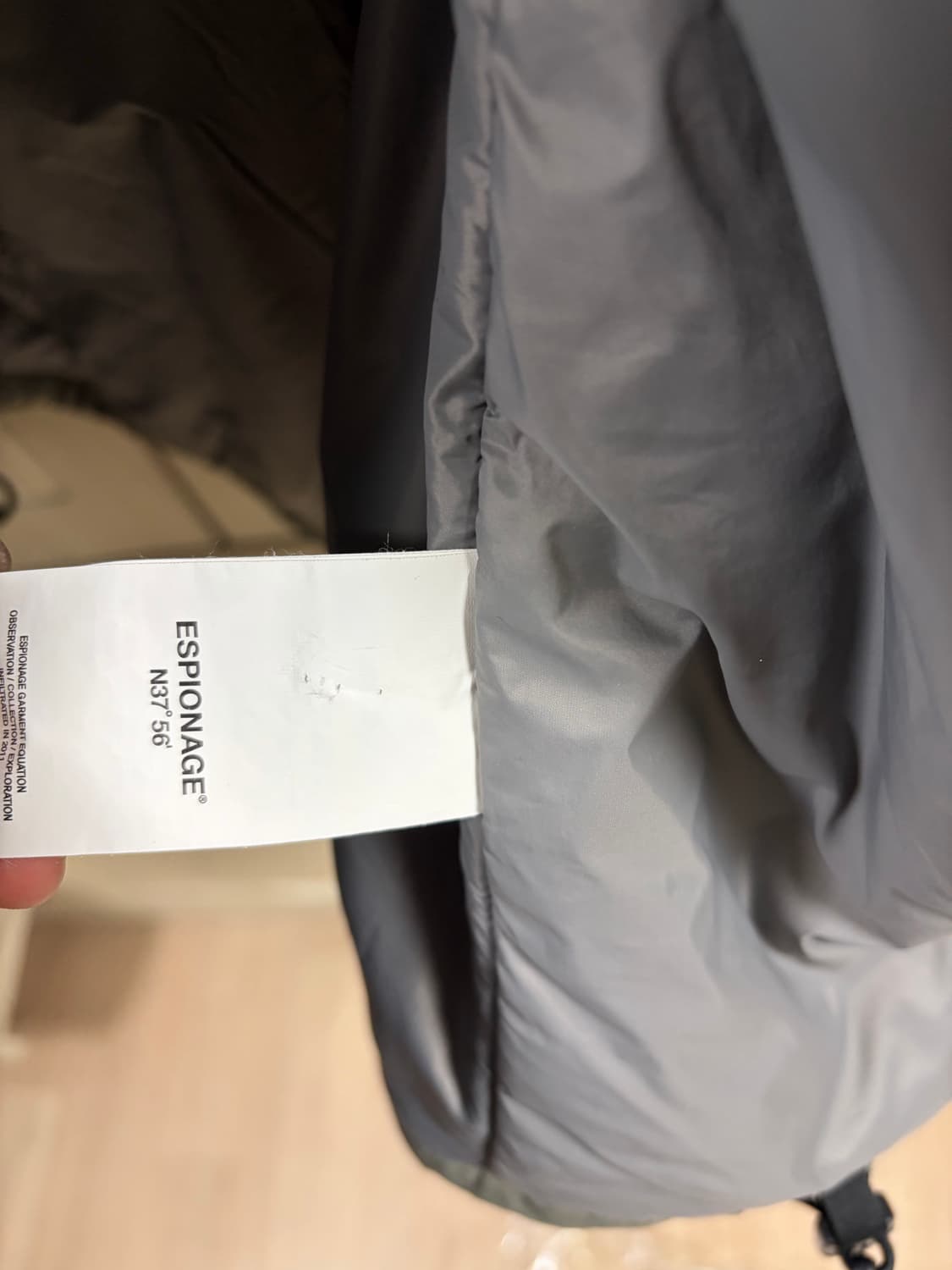 Insulated Hiking Jacket Grey Olive XL 상품이미지4