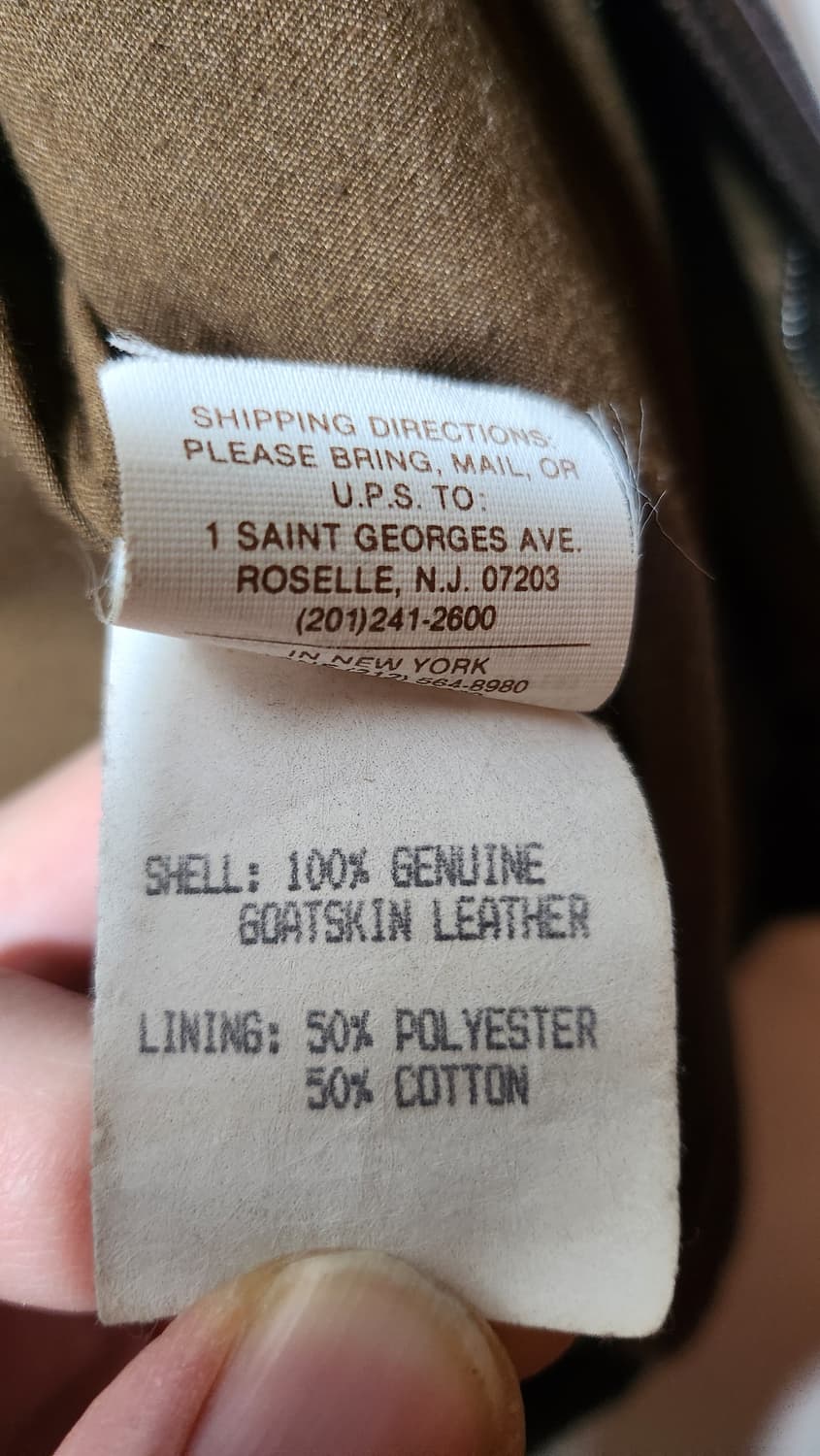 A2 가죽 자켓 A-2 xl 상품이미지8