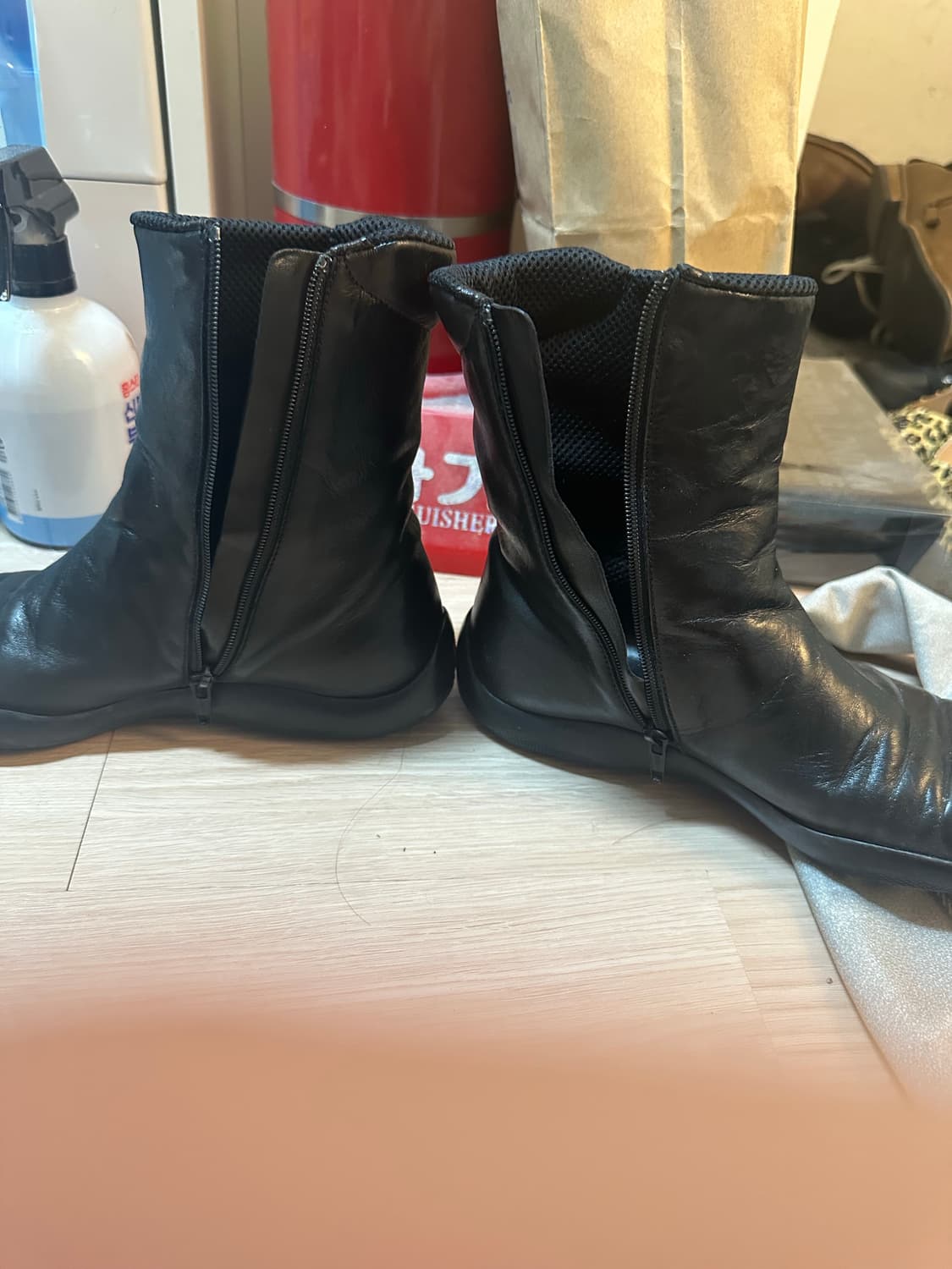 PRADA SPORTS LEATHER BOOTS 36(230) 상품이미지8