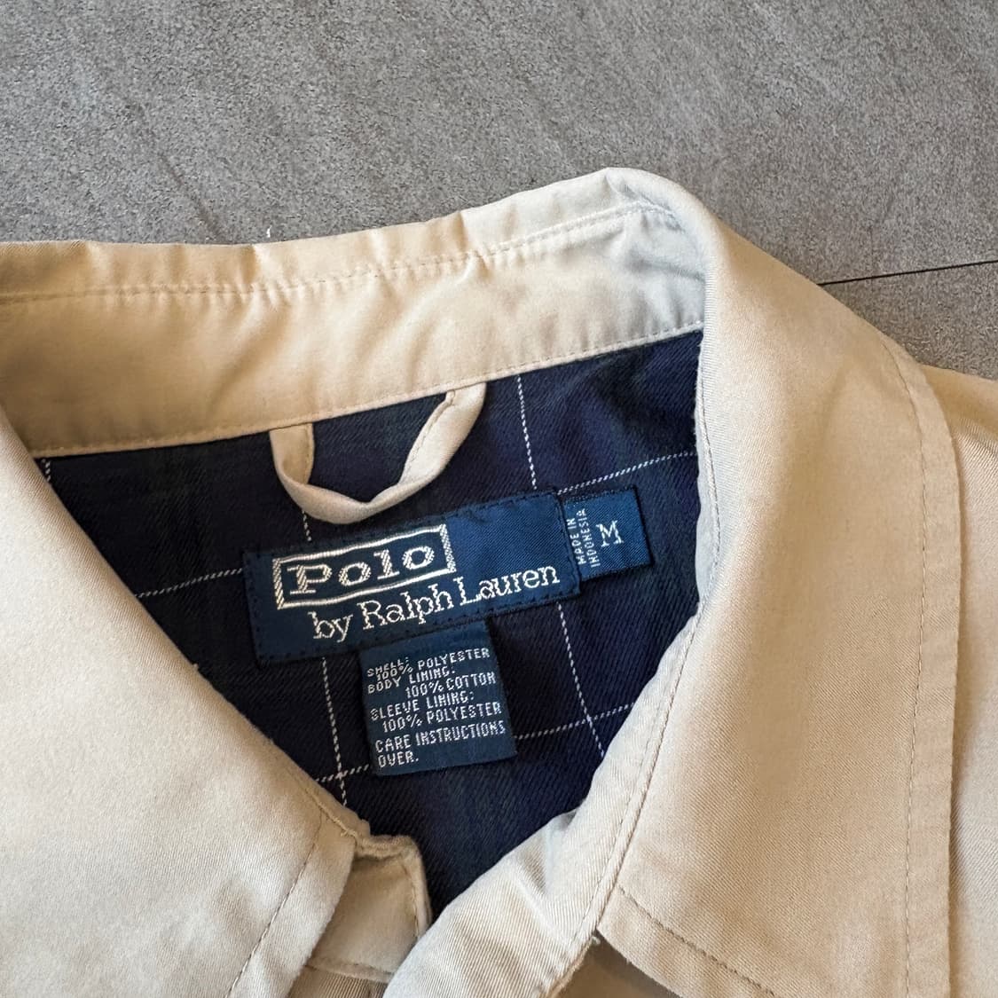 폴로 정품 베이지 바이스윙 자켓 상품이미지5