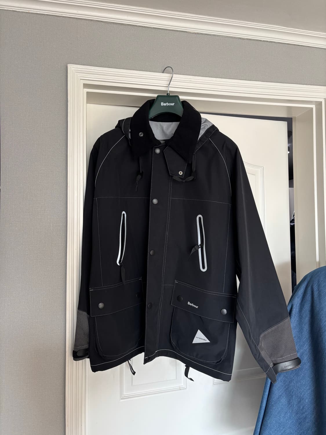 [L] 바버 앤드원더 3L 자켓 블랙 상품이미지1