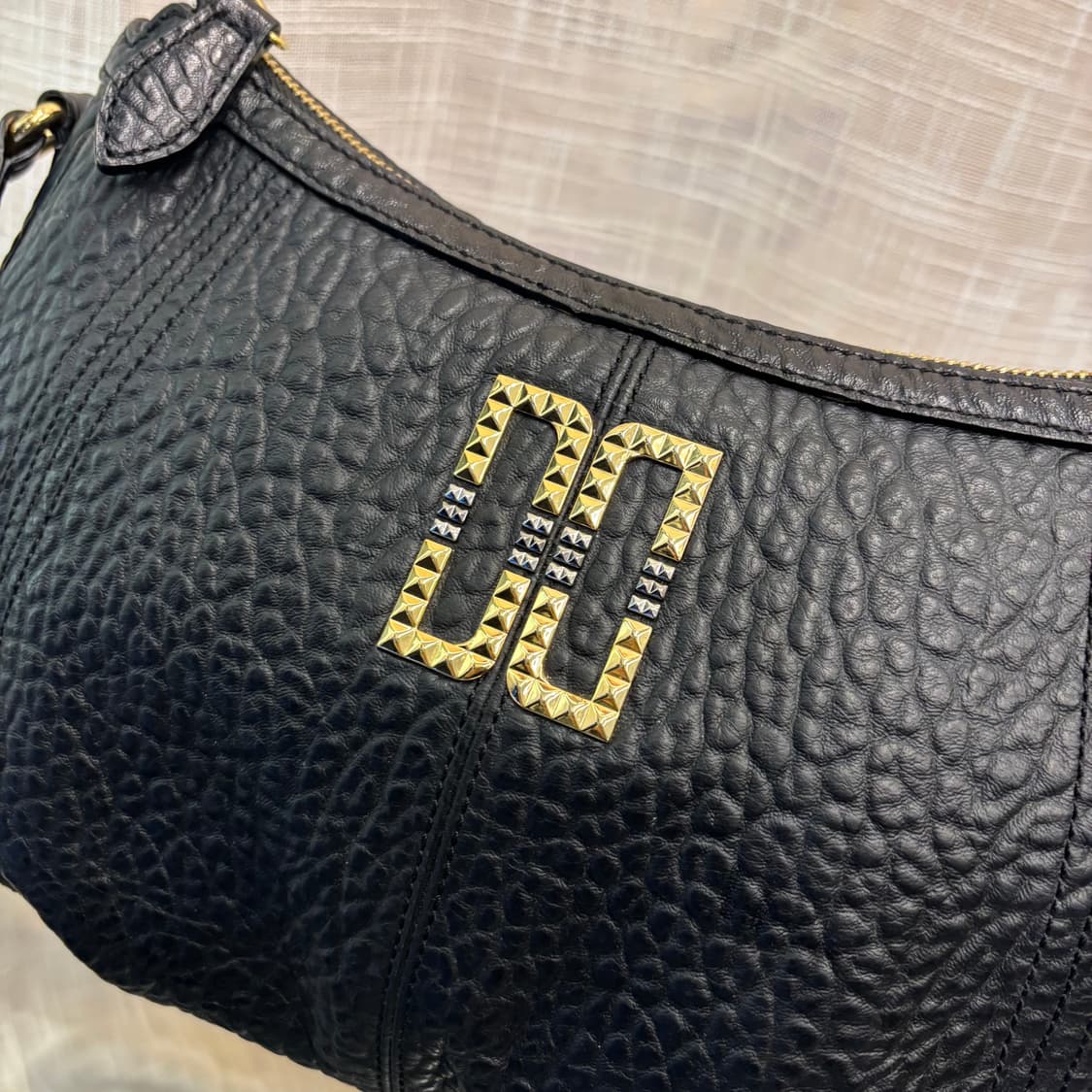 정품 닥스 금장 가죽 숄더백     상품이미지3