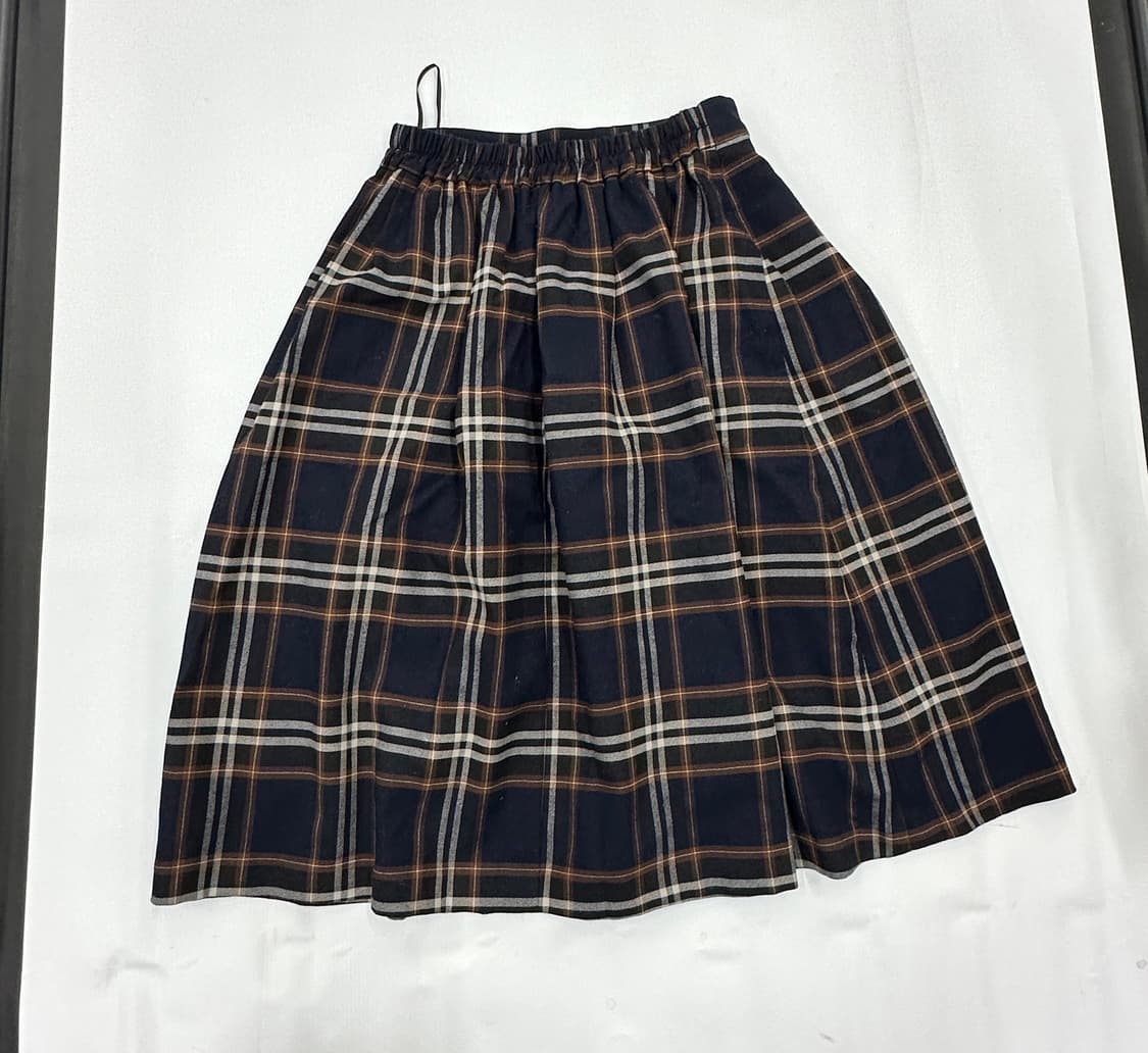 ❄️사와코의 겨울 코디세트❄️ 꽈베기 니트 체크 교복치마 학생 일본  상품이미지6