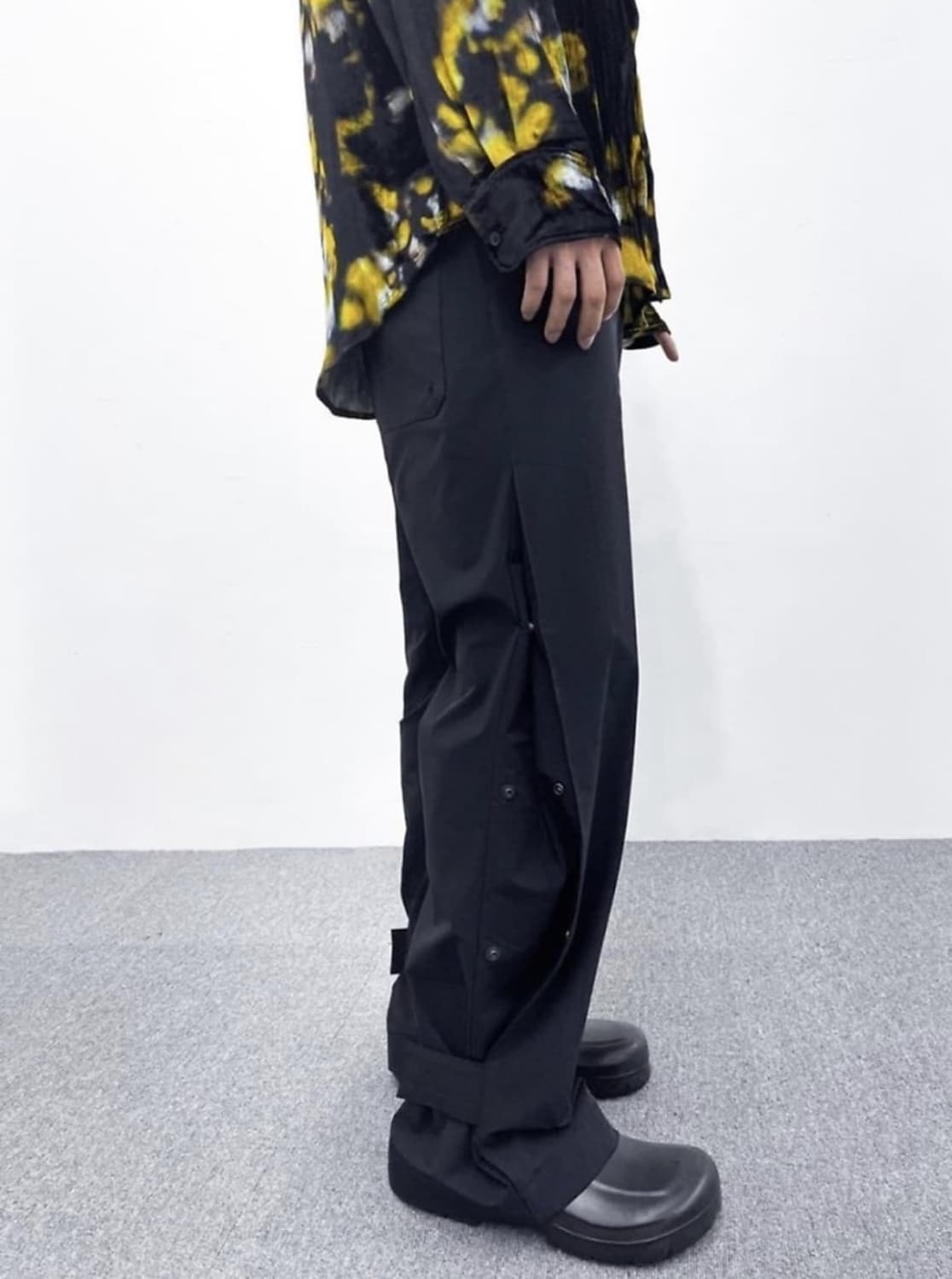 논노드 플렉시블 팬츠 블랙 상품이미지3