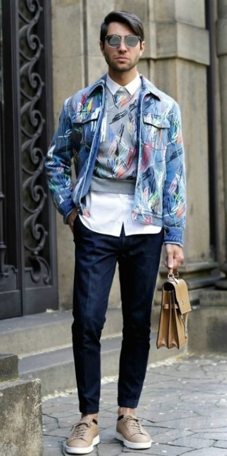 [48] 디올 옴므 2015 그래피티 청자켓 상품이미지5