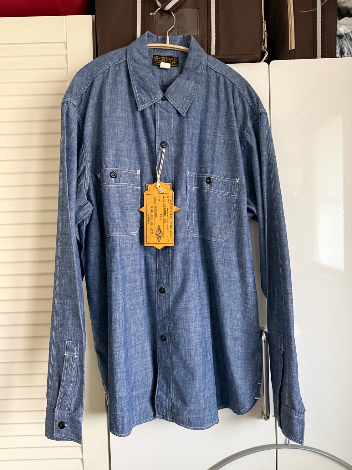 [17 1/2] 프리휠러스 닐셔츠 새제품 Neal shirt 상품이미지1