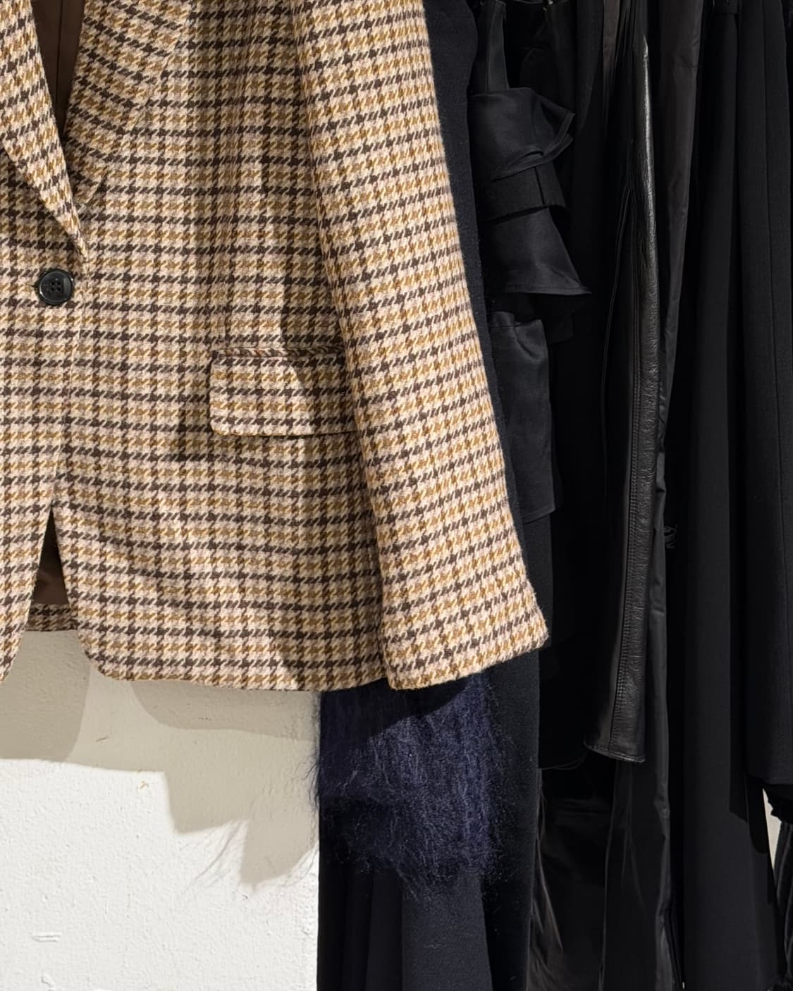 이자벨마랑 에뜨왈 아이보리 브라운 하운드투스 커스틴 울 자켓 상품이미지6