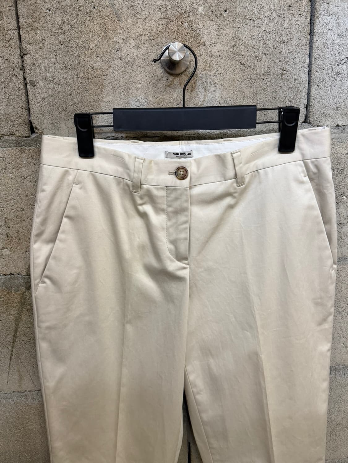 미우 미우 코튼 팬츠 상품이미지3