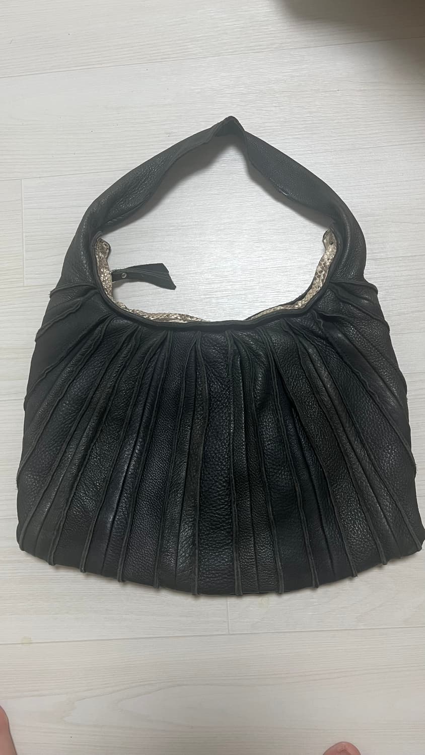 빈티지 리얼 레더백 상품이미지2