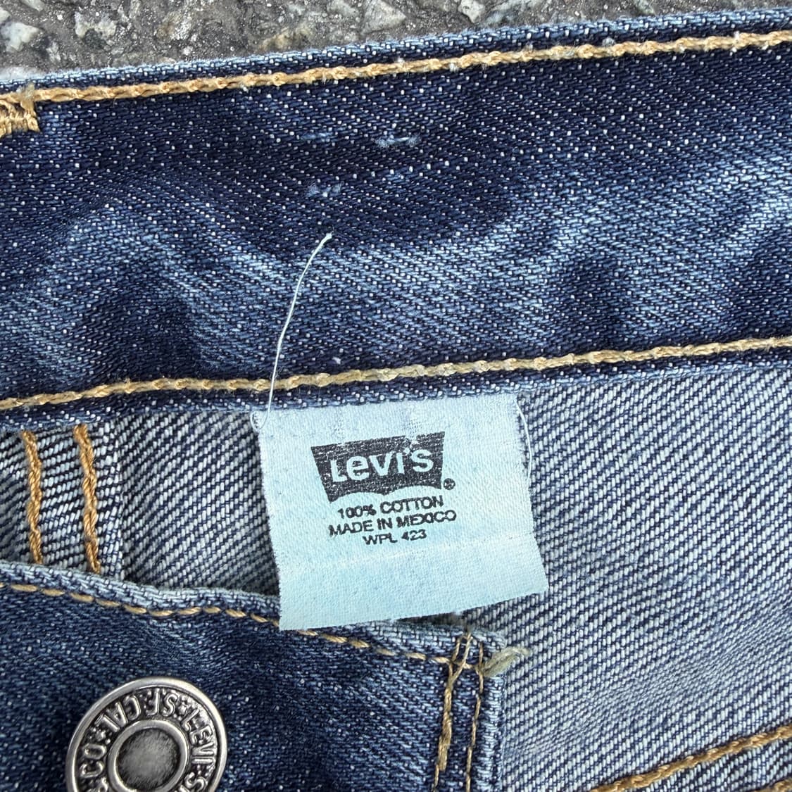 00s 리바이스 501 컷오프 중청 데님 (30) 상품이미지6