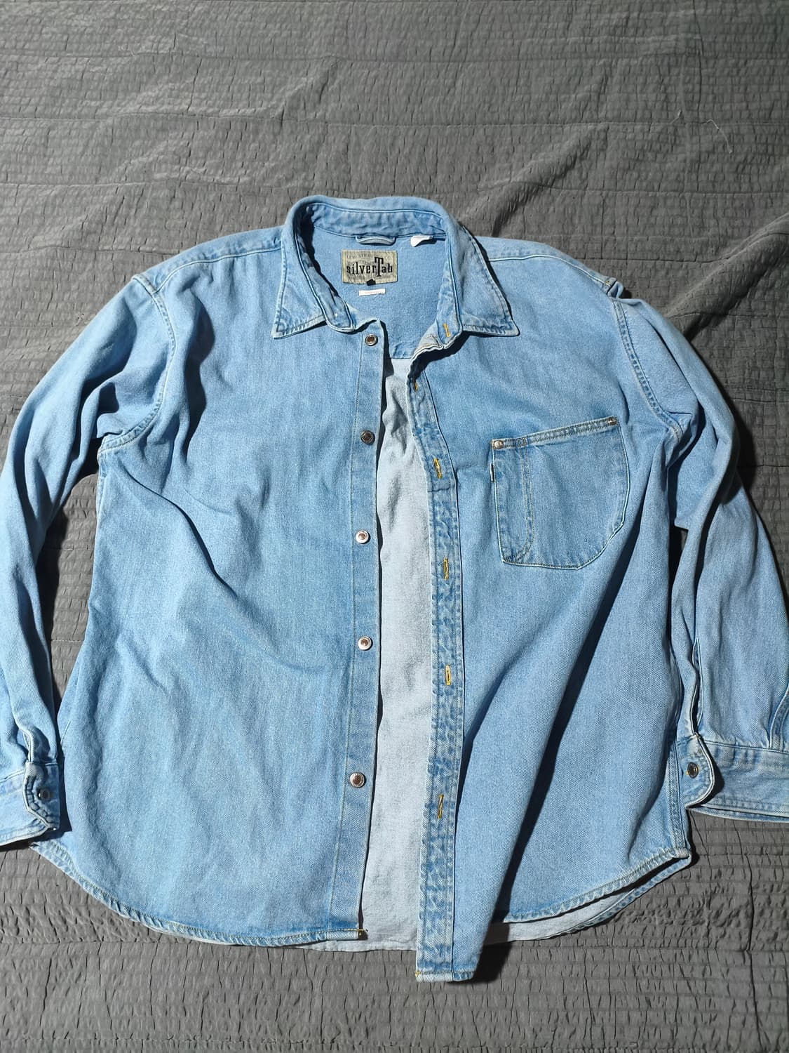 리바이스 실버탭 데님 셔츠 M(105~110) 새상품 상품이미지3