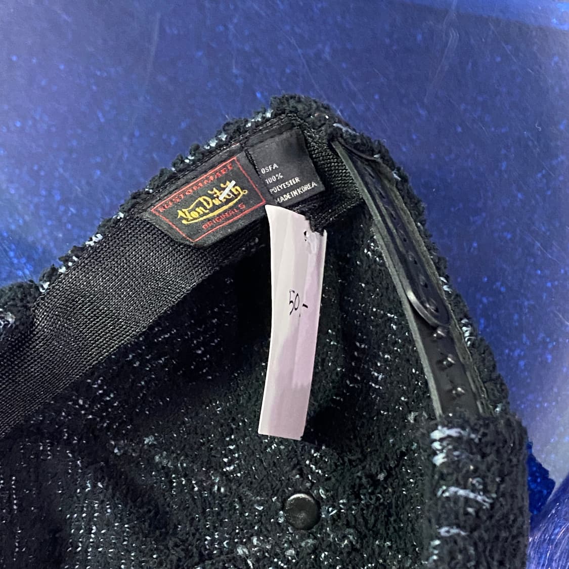 본더치 빅로고 패턴 양털 볼캡 B3312 상품이미지4