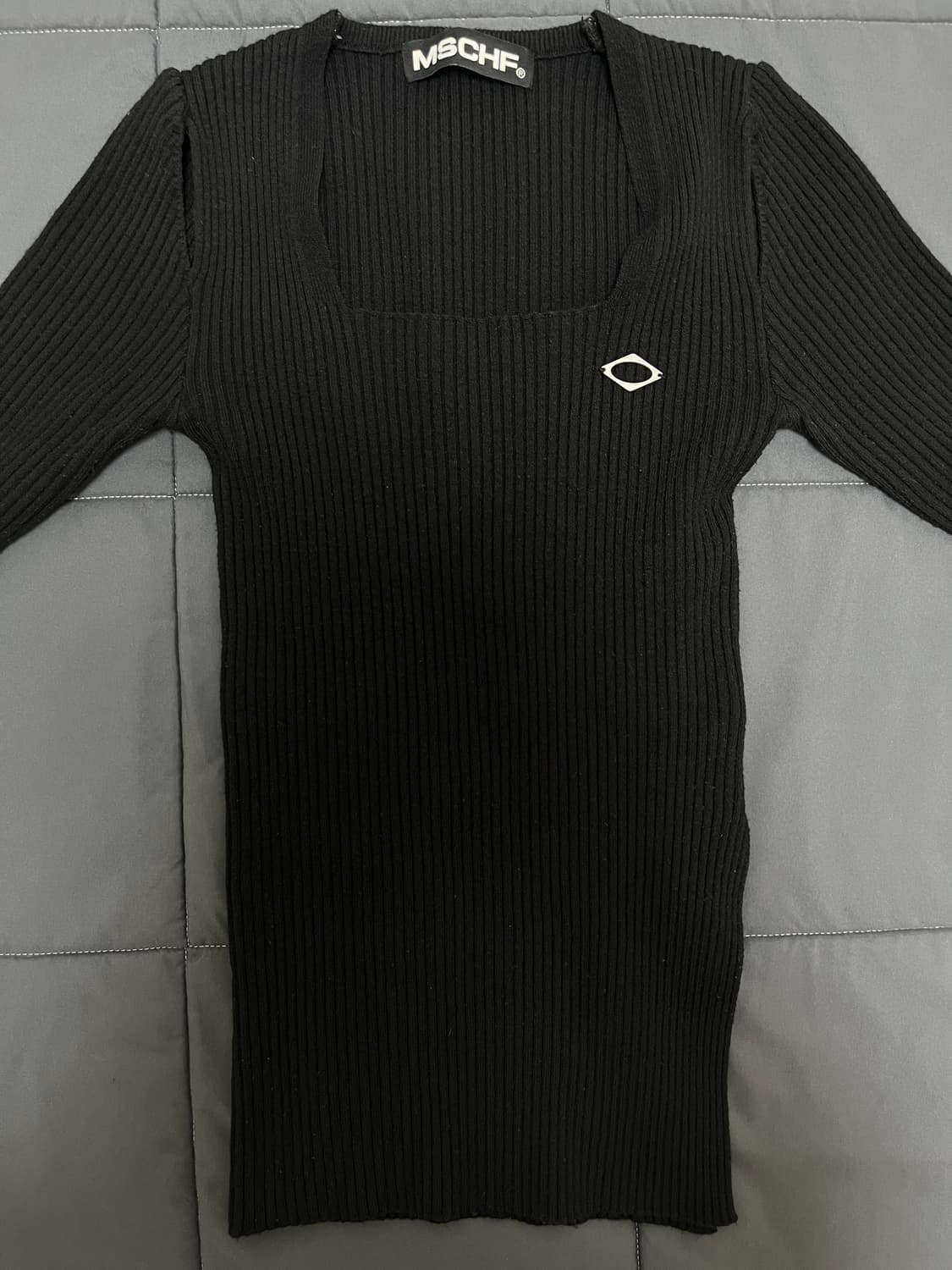 미스치프 스퀘어넥 니트탑(m) 상품이미지2