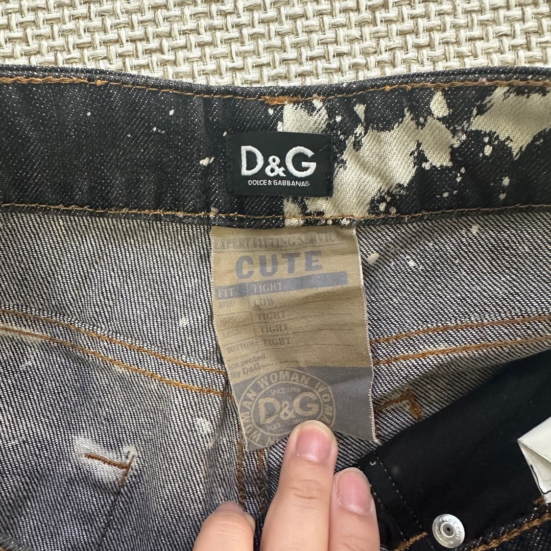 25 돌체앤가바나 블리치드 핏 데님 진 0429D 상품이미지4