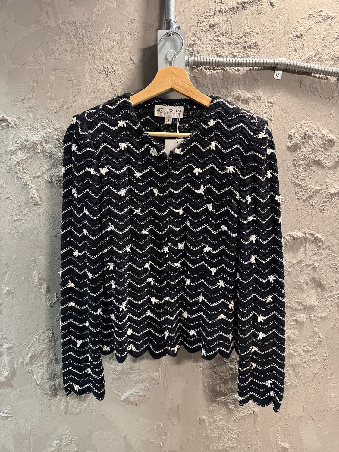 세인트존 컬렉션 웨이브 니트 가디건 4 상품이미지1