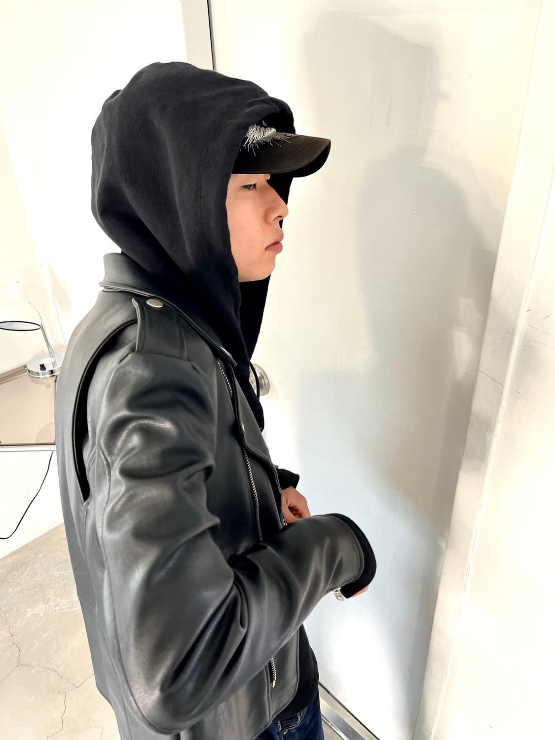 Rider Type Leather Jacket 상품이미지2