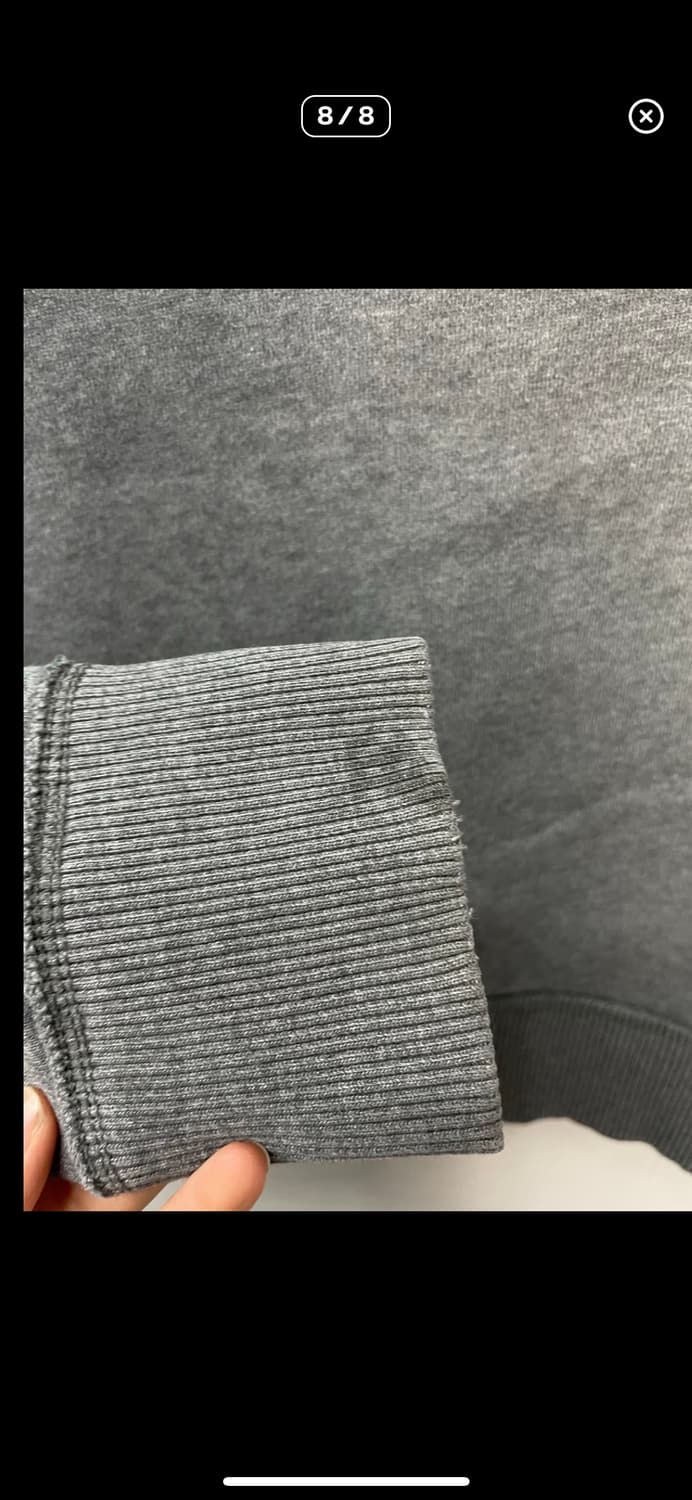 아베크롬비앤피치 아치로고 그레이 후드집업 A2995 상품이미지8