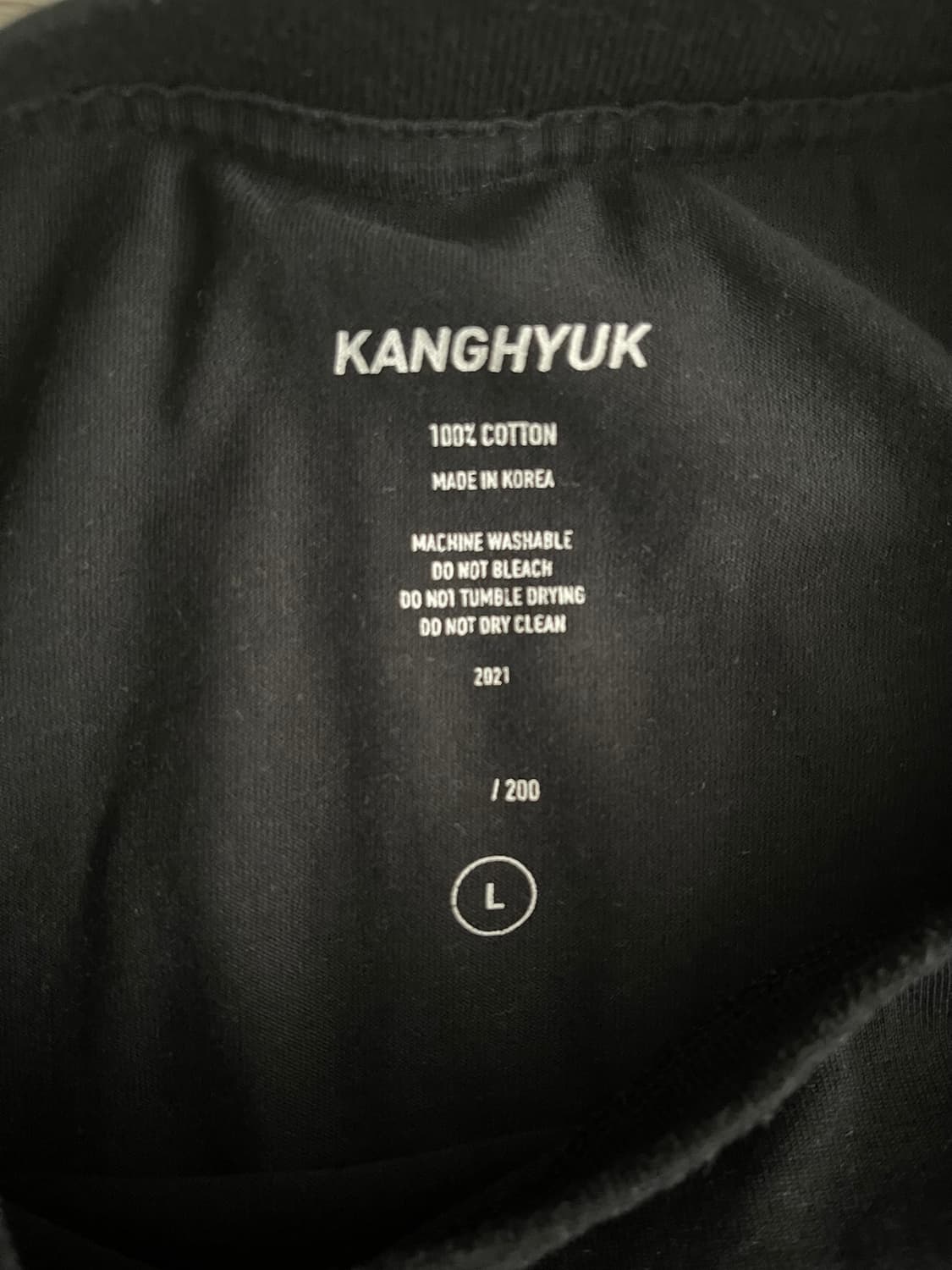 강혁 로고 티셔츠 L 상품이미지3