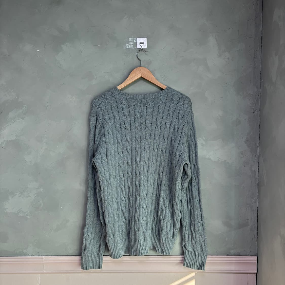 폴로 랄프로렌 꽈배기 니트 그레이 상품이미지4