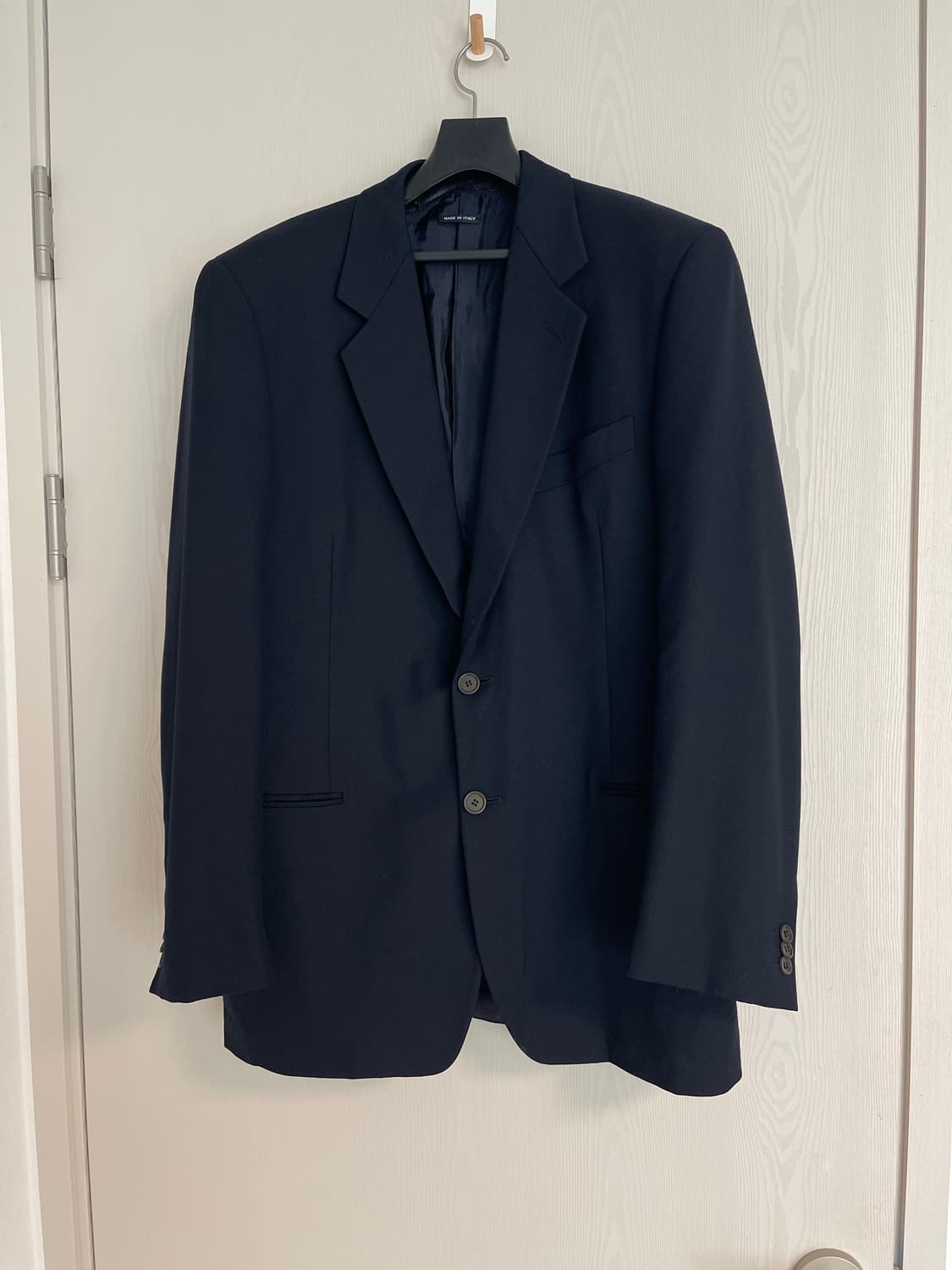 빈티지 90s후반 조르지오 아르마니 메인라인  수트 자켓 블랙50 상품이미지1