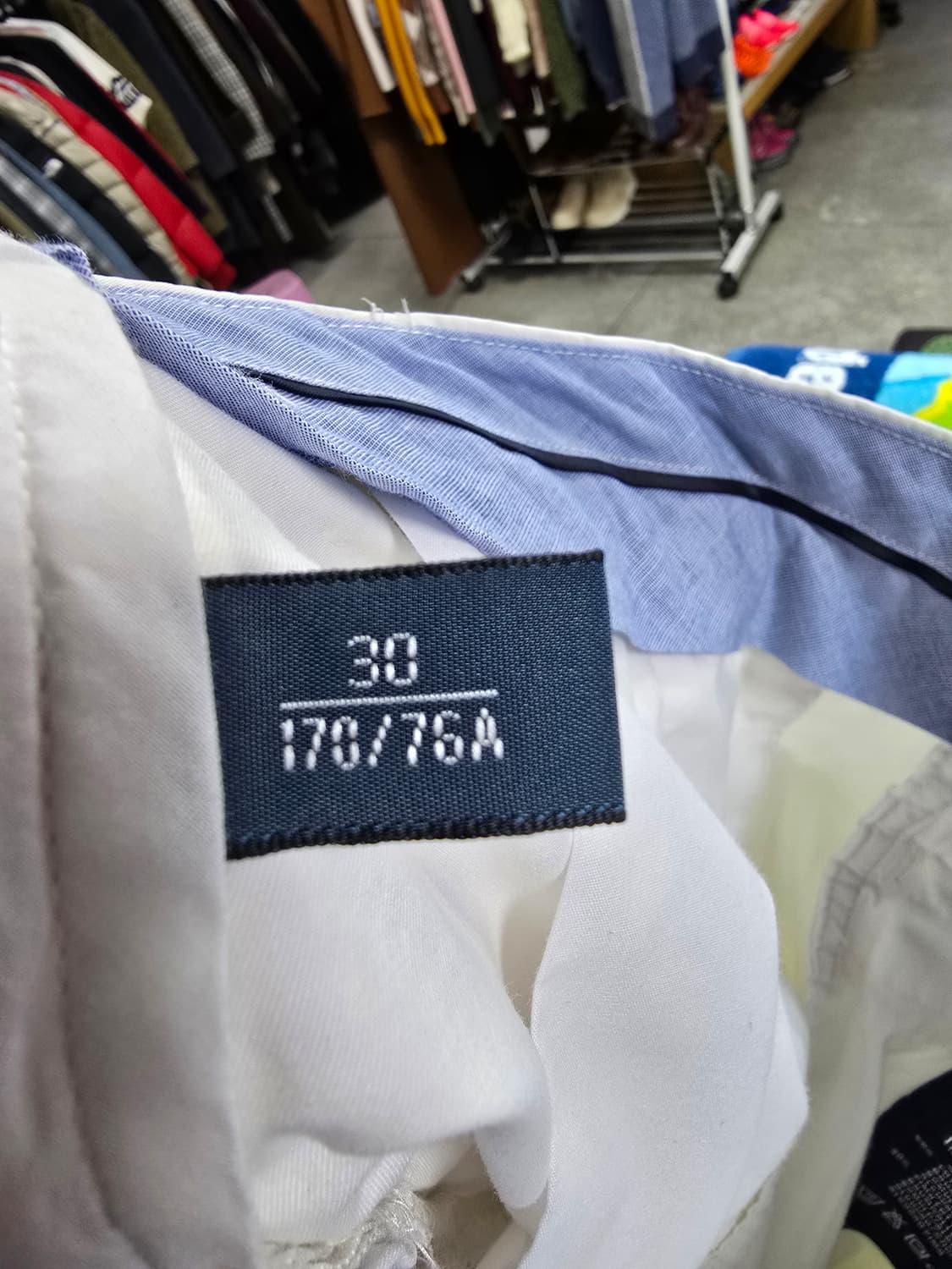 폴로 화이트 면반바지 (1370) 상품이미지7