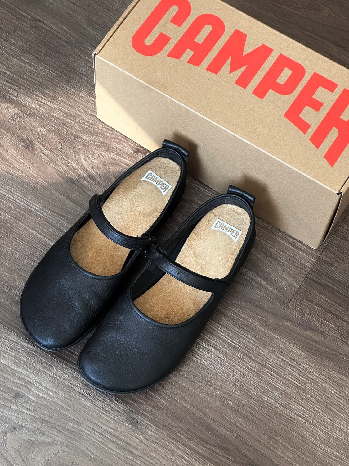 캠퍼 Right Nina 메리제인 플랫 블랙 250 (40) 상품이미지3