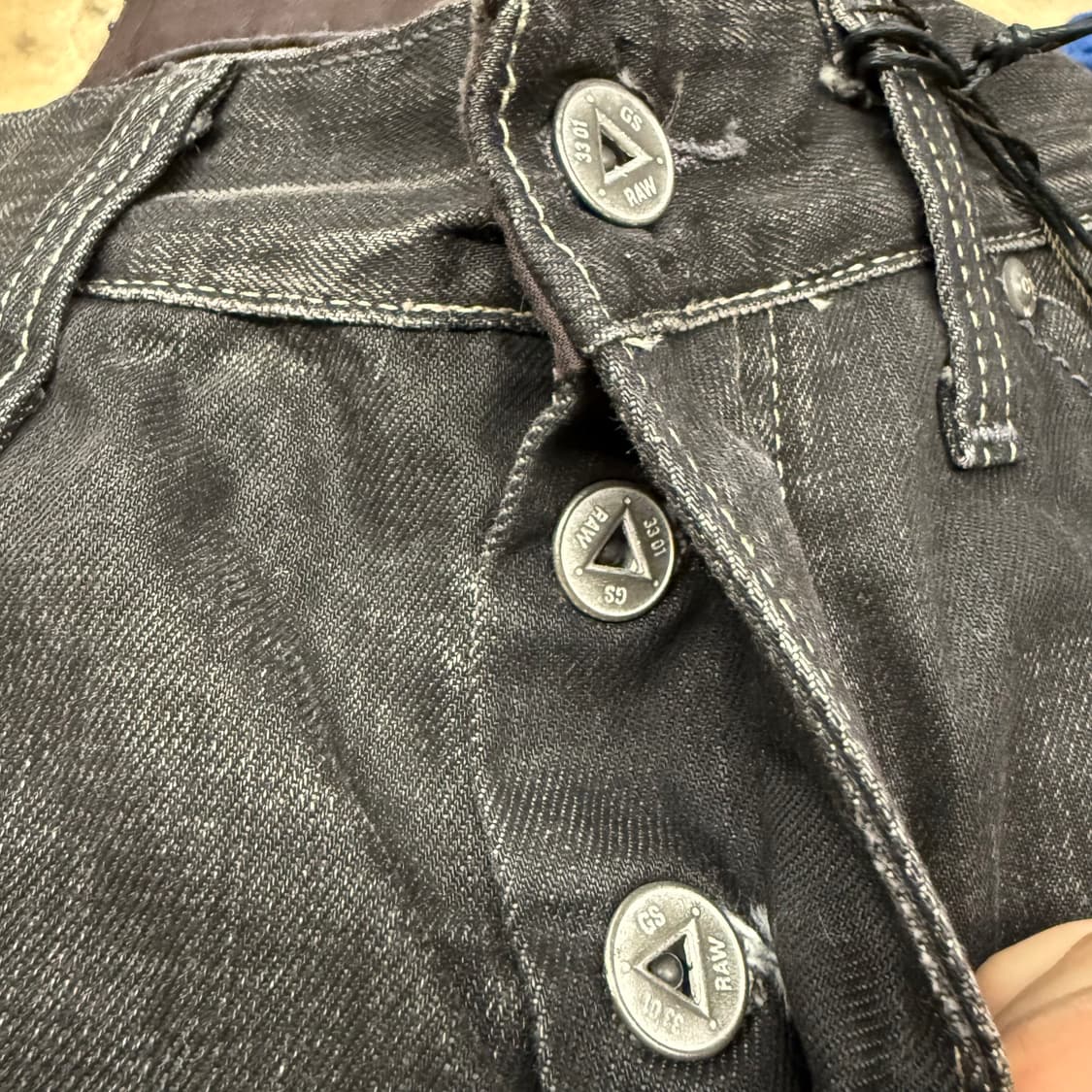 [정품] G-Star Raw 블랙 데님 청바지 b18 상품이미지6