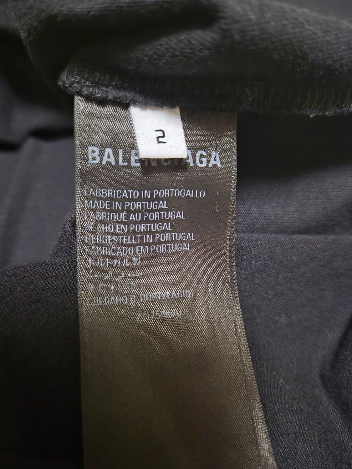 발렌시아가 아카이브 로고 반팔  상품이미지4