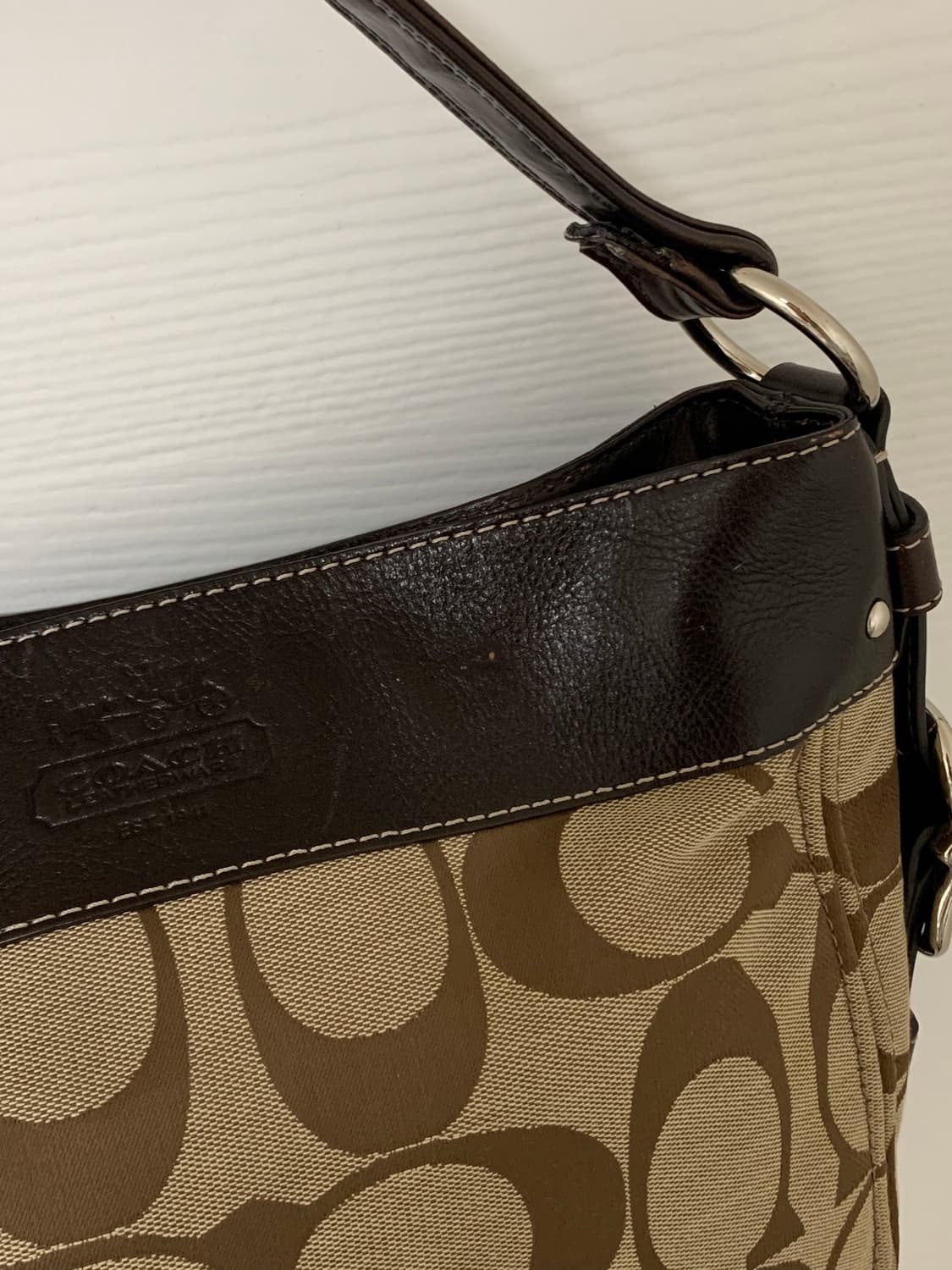 [S급] Coach side belt y2k shoulder bag 상품이미지8