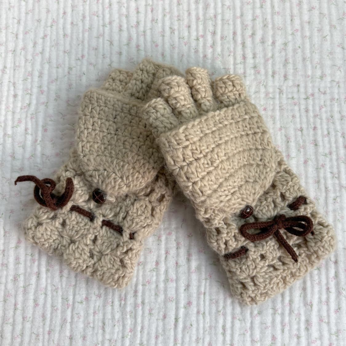 JPN/ 모리걸핸드워머 빈티지핸드워머 모리룩워머 모리걸벙어리장갑 상품이미지1