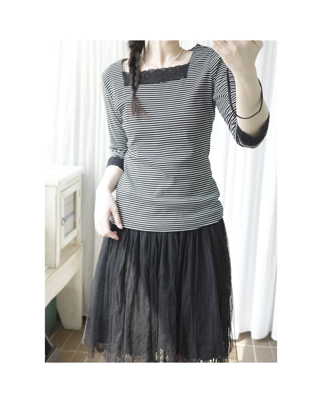 Gellary visconti stripe t-shirts 상품이미지1