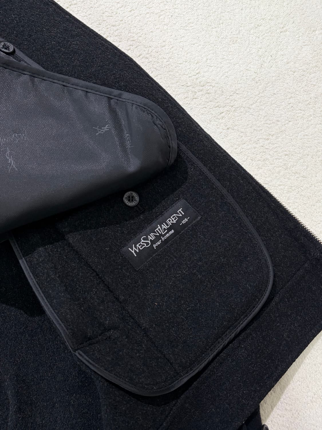 YSL 입생로랑 모직 블루종 자켓 105 상품이미지3