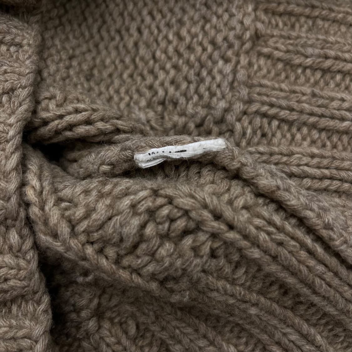 후아유 뮤트베이지 꽈배기 후드 가디건 S 상품이미지6