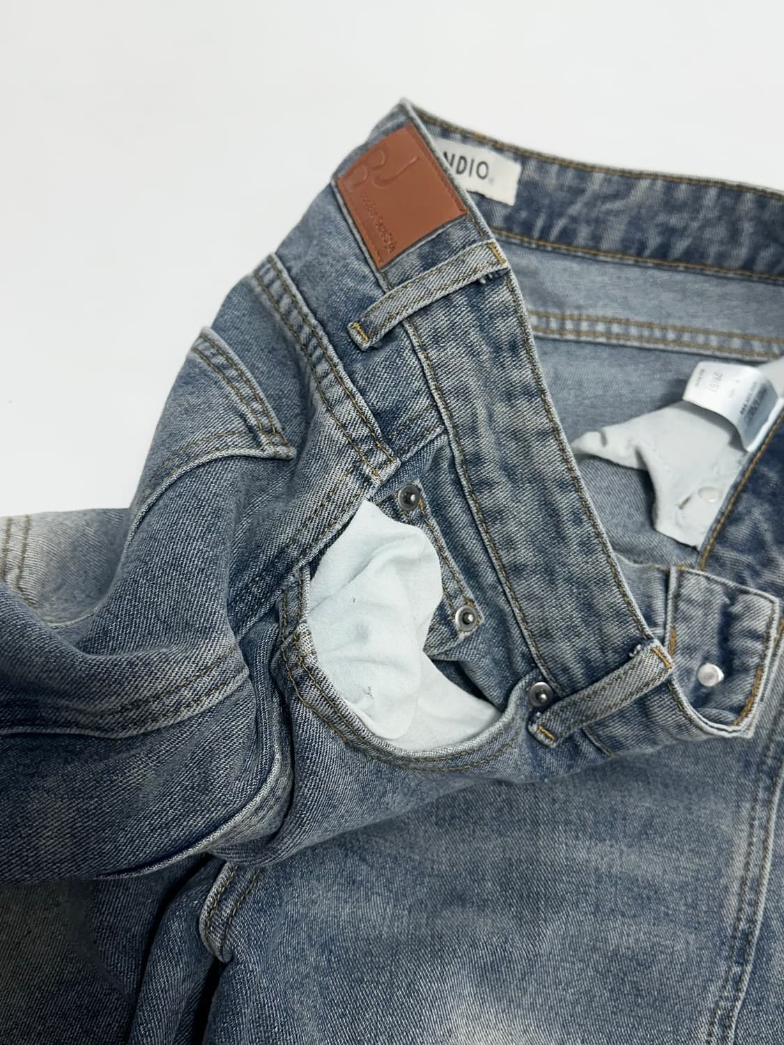INDIO 워싱 데님팬츠 상품이미지5